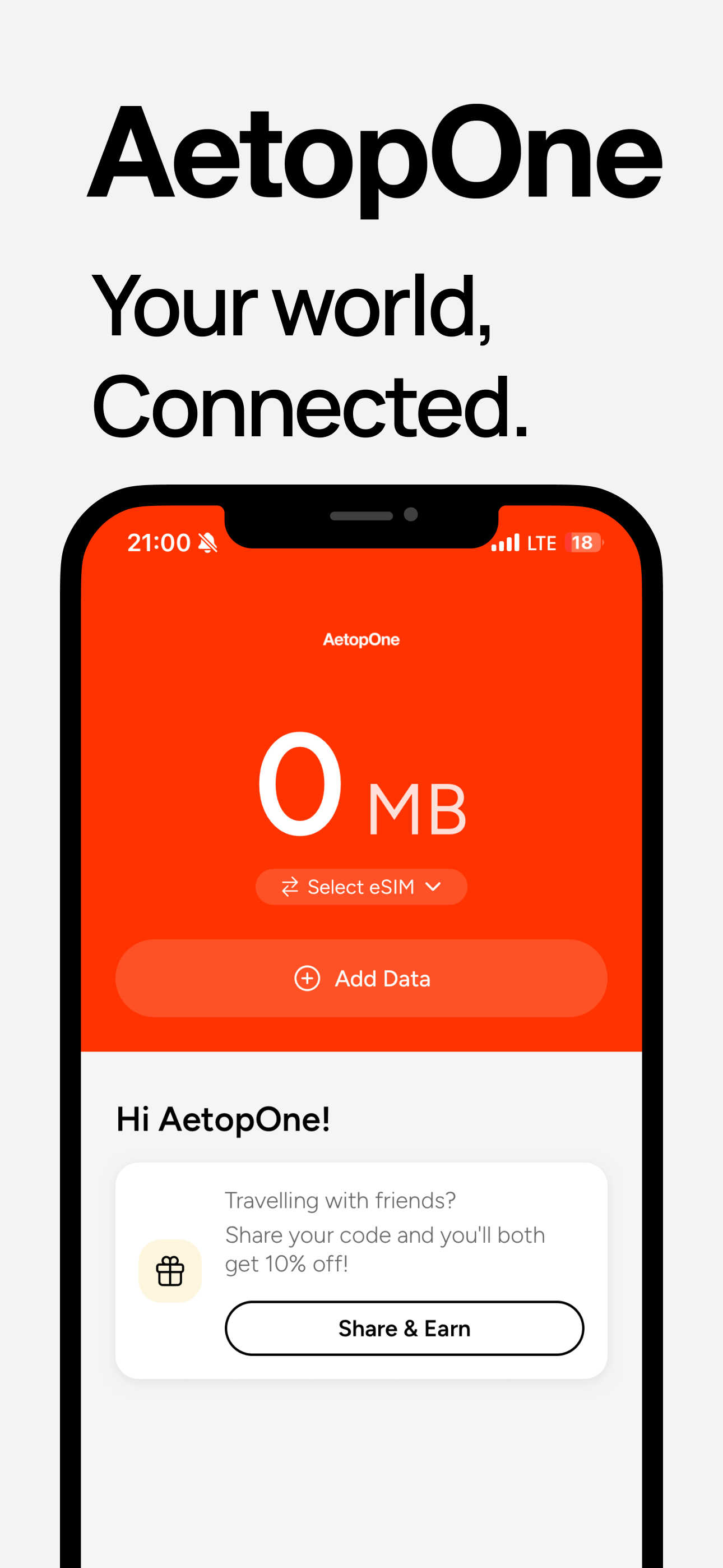 AetopOne Mobile App Screenshot 1